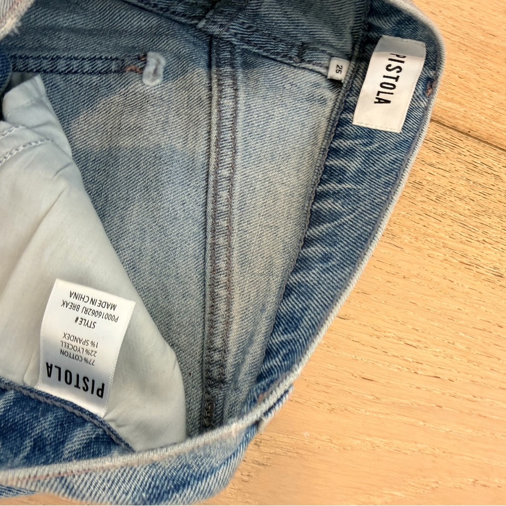NWT Pistola LANA high waist wide leg jeans in BREAK size 25 - Picture 3 of 5